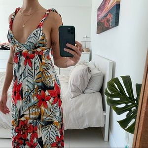 Colorful Floral Maxi Dress